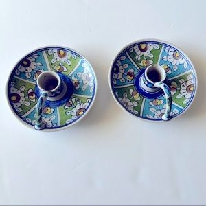 Vintage Jaipur Candlestick Holders